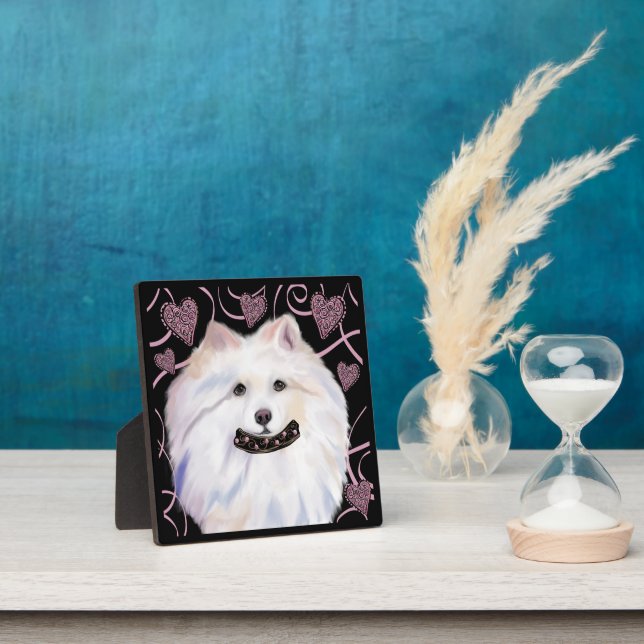 American Eskimo Dog  Plaque (Insitu)