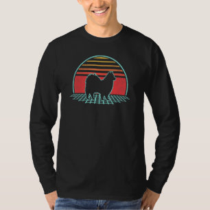 American Eskimo Dog Retro Vintage 80s Style T-Shirt