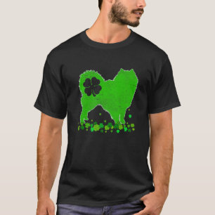 American Eskimo Dog St. Patrick's Day Cute Shamroc T-Shirt