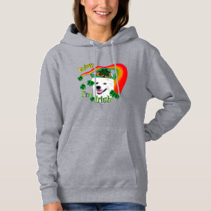 American Eskimo Dog St Patricks Day Hoodie