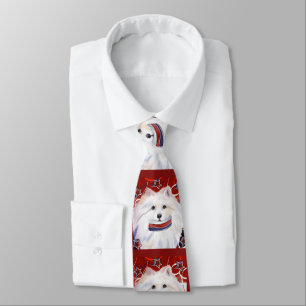 American Eskimo Dog  Tie