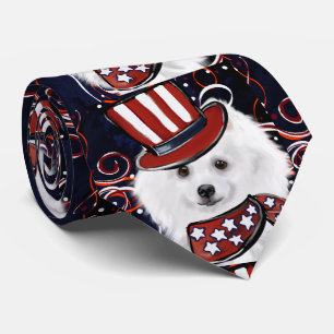 American Eskimo Dog  Tie