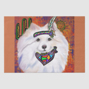 American Eskimo Dog Tissue Paper