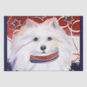 American Eskimo Dog Tissue Paper