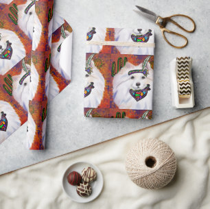 American Eskimo Dog  Wrapping Paper