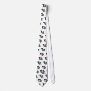 American Eskimo Flag Tie