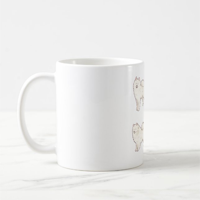 American eskimo Magic Coffee Mug (Left)