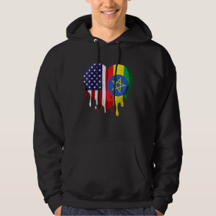 American Ethiopian Heritage Month Ethiopia Flag He Hoodie