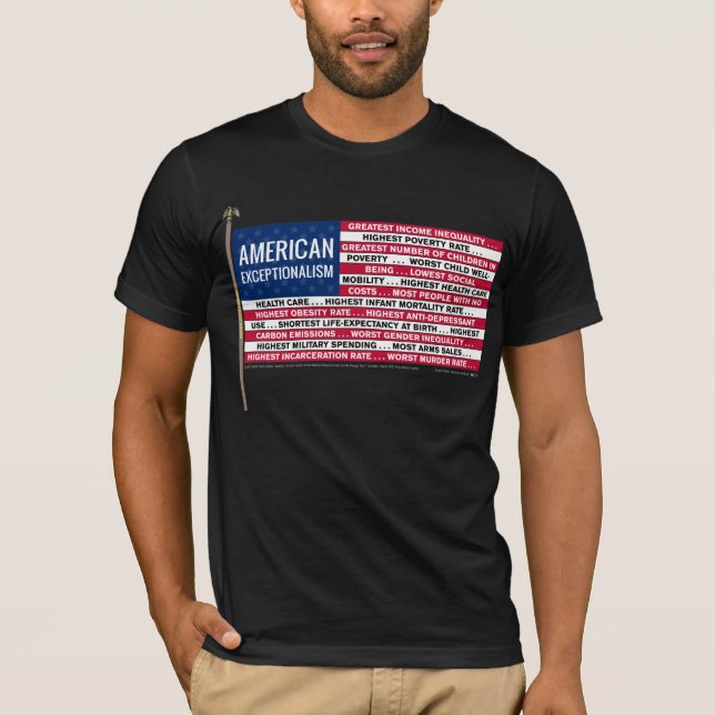 American Exceptionalism? T-Shirt (Front)