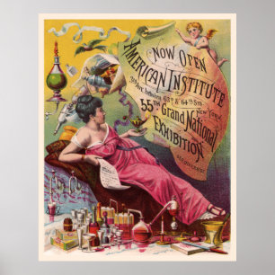 American Expo with Border Poster