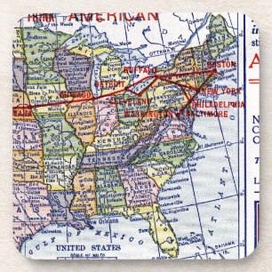 AMERICAN EXPRESS SHIPPING COASTER