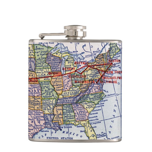 AMERICAN EXPRESS SHIPPING HIP FLASK (Front)