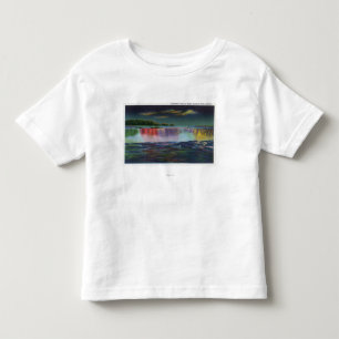 American Falls Illuminated at Night during Winte Toddler T-Shirt