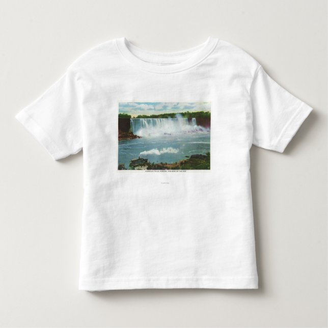 American Falls Maid of the Mist View Toddler T-Shirt (Front)