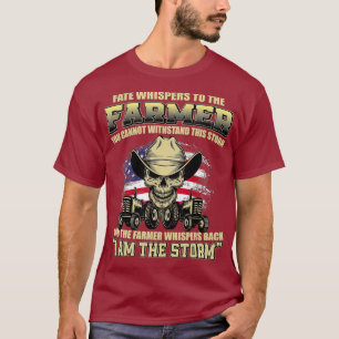 American Farmer Gift Tractor Farm Livestock T-Shirt