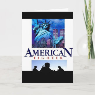 American Fighter Thank You Card