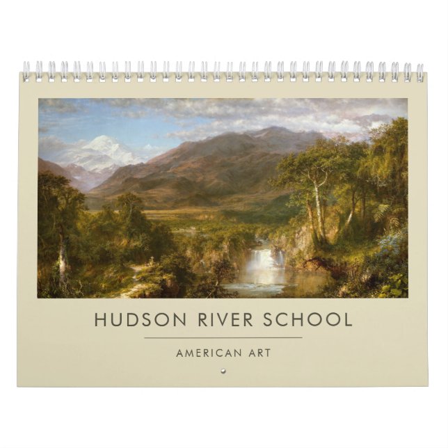American Fine Art Hudson River School Paintings Calendar (Cover)