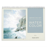 American Fine Art Watercolor Seascapes Paintings