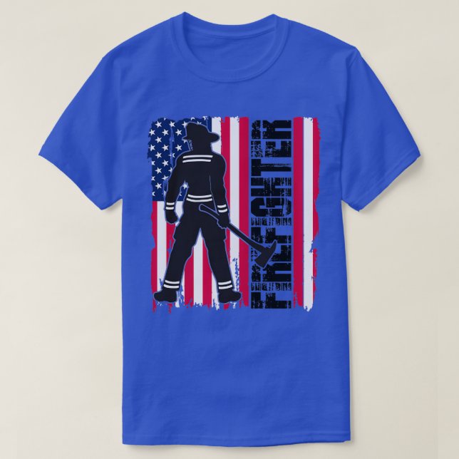 American Firefighter 1 T-Shirt (Design Front)