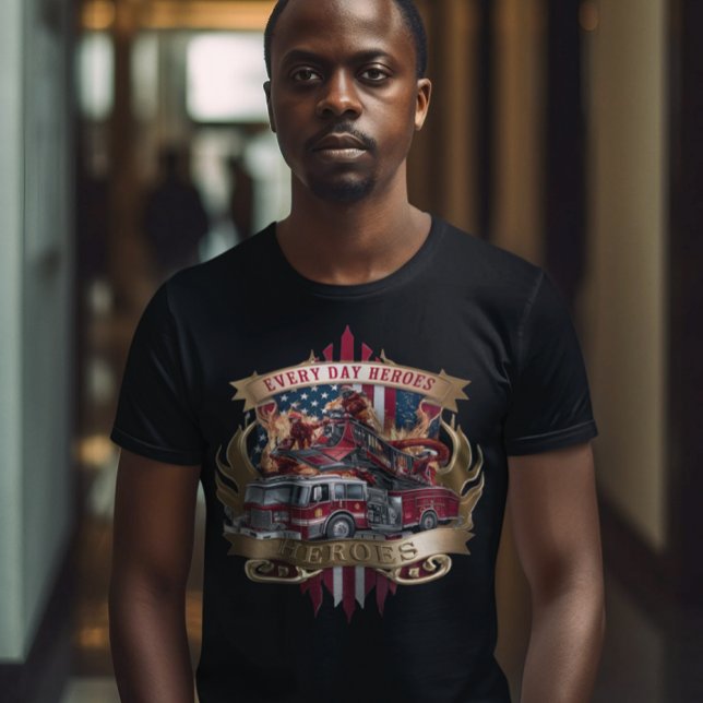 American Firefighter Heroes T-Shirt (Creator Uploaded)