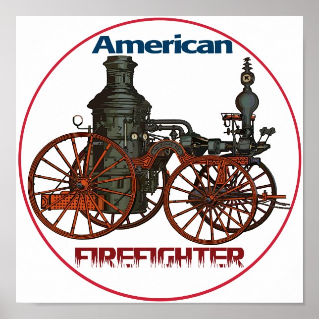 American Firefighter Poster (Front)