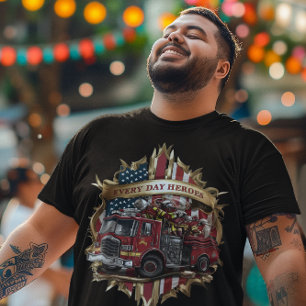 American Firefighters Emblem T-Shirt