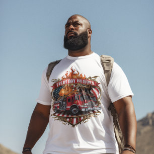 American Firefighters in Action T-Shirt