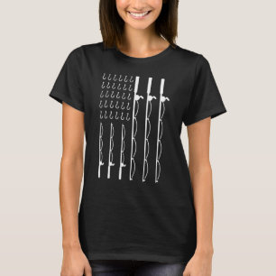 American Fishing Rod Flag Fisherman Us 2 T-Shirt