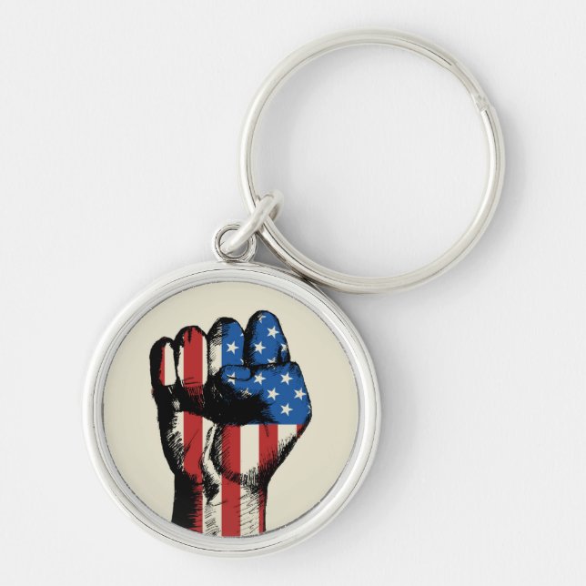 American Fist Key Ring (Front)