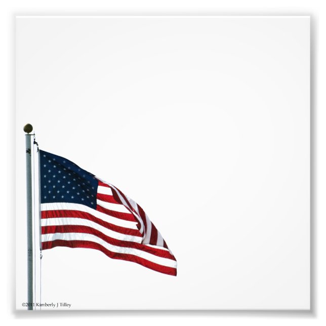 American Flag 2371 Photo Print (Front)