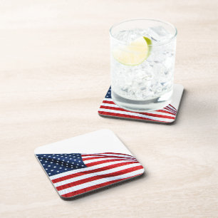 American Flag 2412 Coaster
