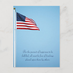American Flag 2412 Postcard