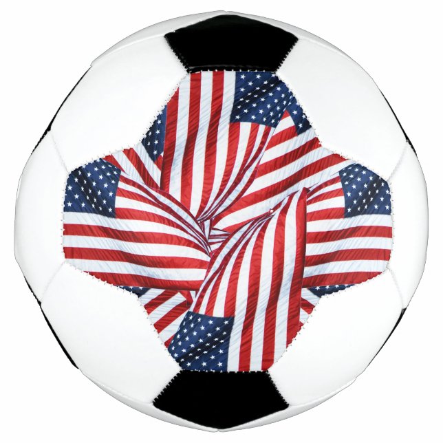 American Flag 2412 Soccer Ball (Front)