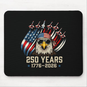 American Flag 250 Years 1776-2026 250th Birthday 4 Mouse Pad