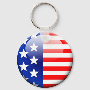 American Flag 2.0 Key Ring