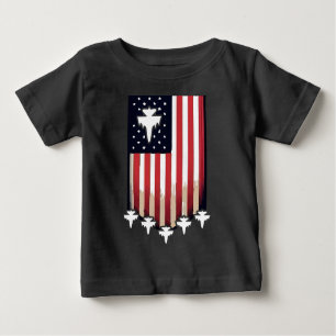 American Flag 4th of July-65079 Baby T-Shirt