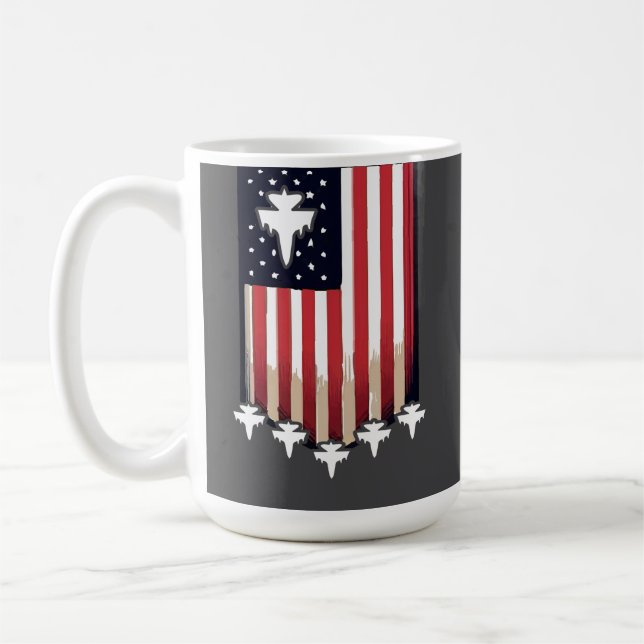 American Flag 4th of July-65079 Coffee Mug (Left)