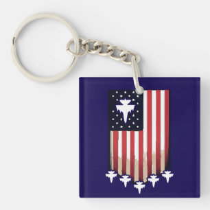 American Flag 4th of July-65079 Key Ring