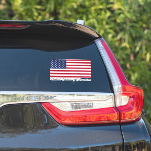 American Flag 4th of July Celebration Sticker