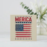 American Flag 4th of July Merica