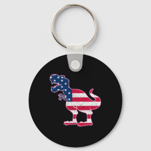 American Flag 4th Of July Patriotic Boys Gift Key Ring