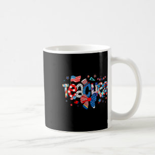 American Flag 4th Of July Patriotic Teacher Life M Coffee Mug