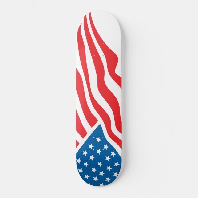 American Flag - 4th of July Skateboard (Front)