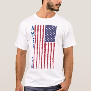 American Flag 4th of July T-Shirt