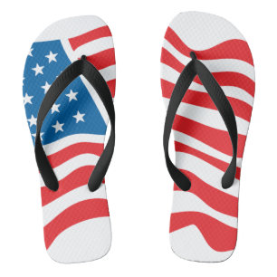 American Flag - 4th of July Thongs