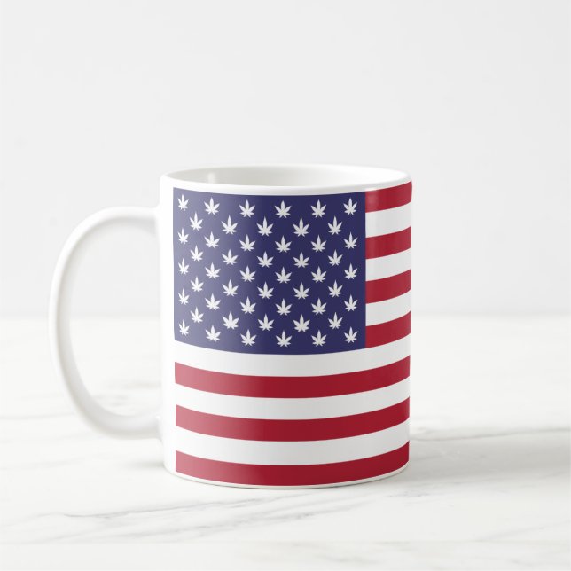 American Flag-57344 Coffee Mug (Left)