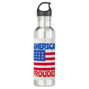 American Flag  710 Ml Water Bottle