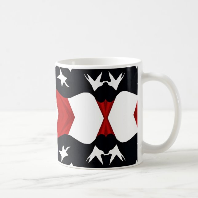 American Flag Abstract Coffee Mug (Right)
