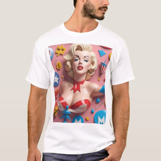 American Flag Abstract T-Shirt