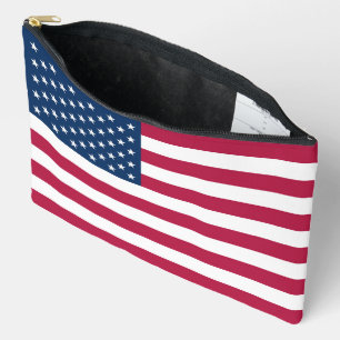 American flag accessory pouch